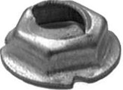 THREAD CUTTING NUT 1/4 STUD SIZE 7/16 HEX 100/BX